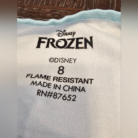 Disney Frozen and Minnie Mouse Kids Nightgowns - Blue and Pink Size 8 - Picture 3 of 5